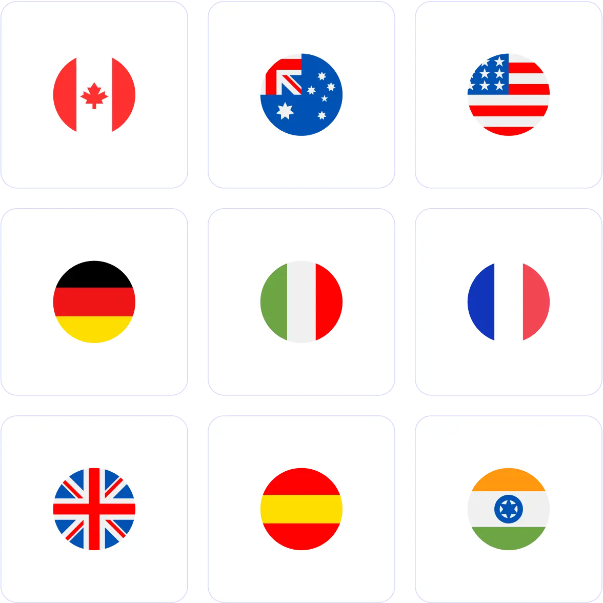 International flag icons